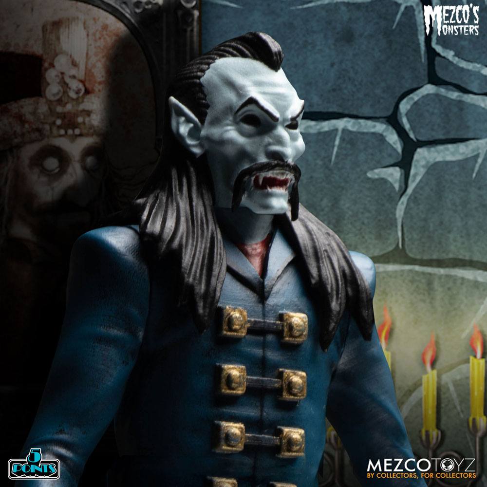 Mezco's Monsters 5 Points Action Figures Towe 0696198180237