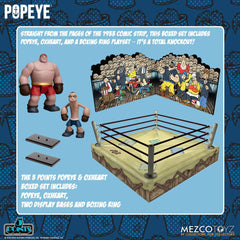 Popeye 5 Points Deluxe Figure Set Popeye & Oxheart 9 cm 0696198180954