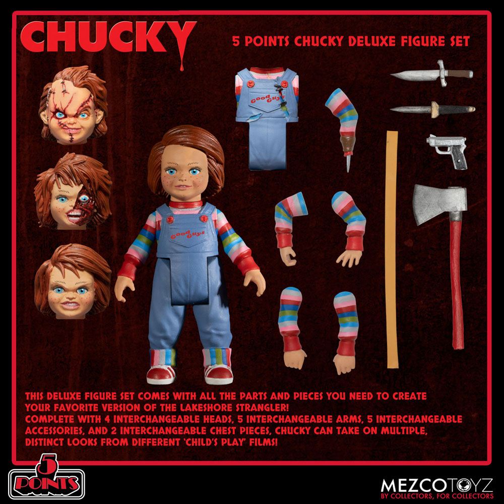 Child´s Play 5 Points Action Figure Chucky 10 0696198181128