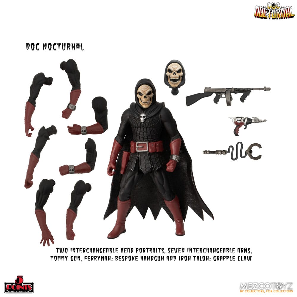 Doc Nocturnal 5 Points Action Figures Nocturnal Tower Playset 9 cm 0696198181333