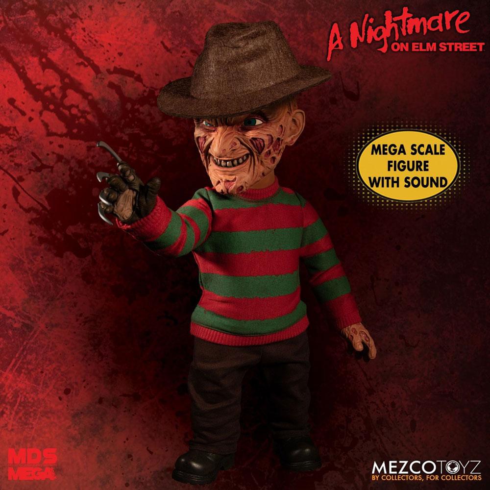 Nightmare On Elm Street Mega Scale Talking Action Figure Freddy Krueger 38 cm 0696198258905