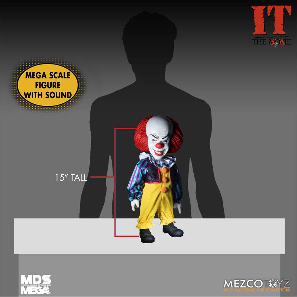 Stephen Kings It 1990 MDS Deluxe Action Figure Pennywise 38 cm 0696198430530