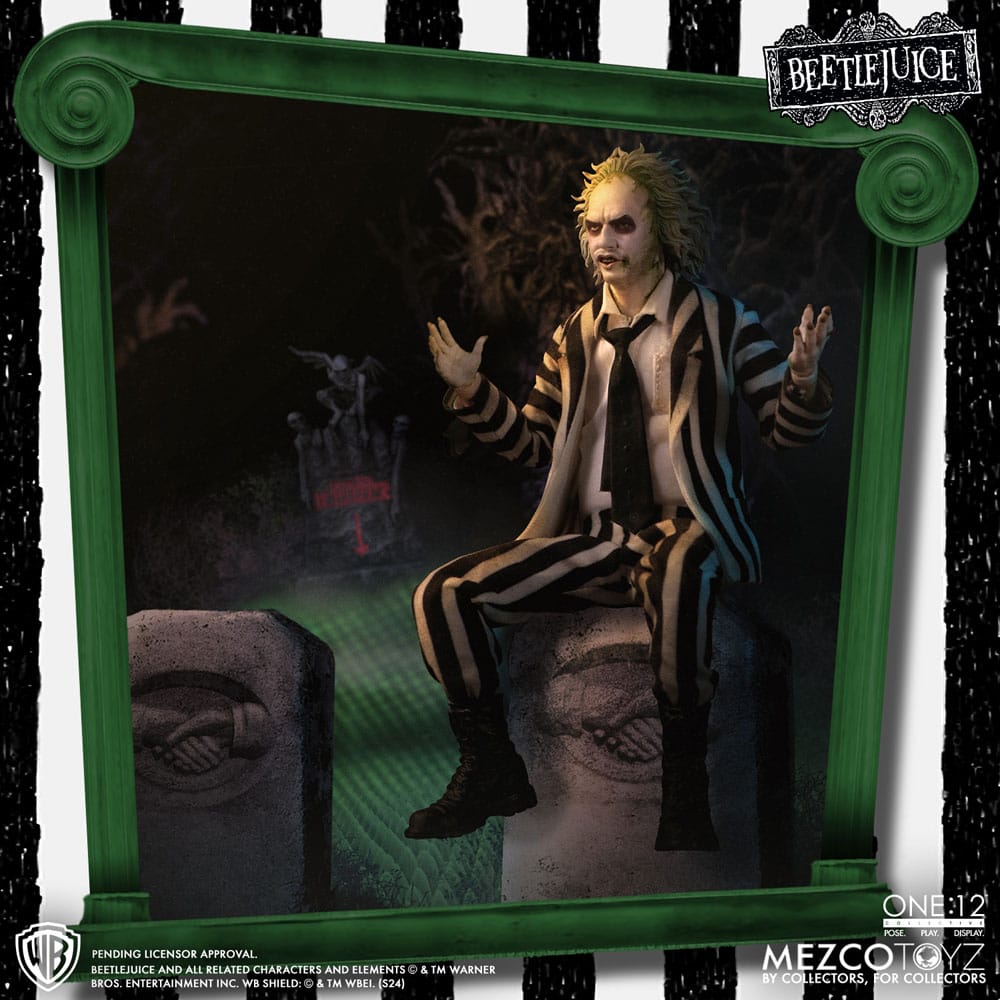 Beetlejuice Action Figure 1/12 Beetlejuice Deluxe Edition 18 cm 0696198725025