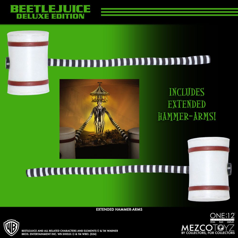 Beetlejuice Action Figure 1/12 Beetlejuice Deluxe Edition 18 cm 0696198725025