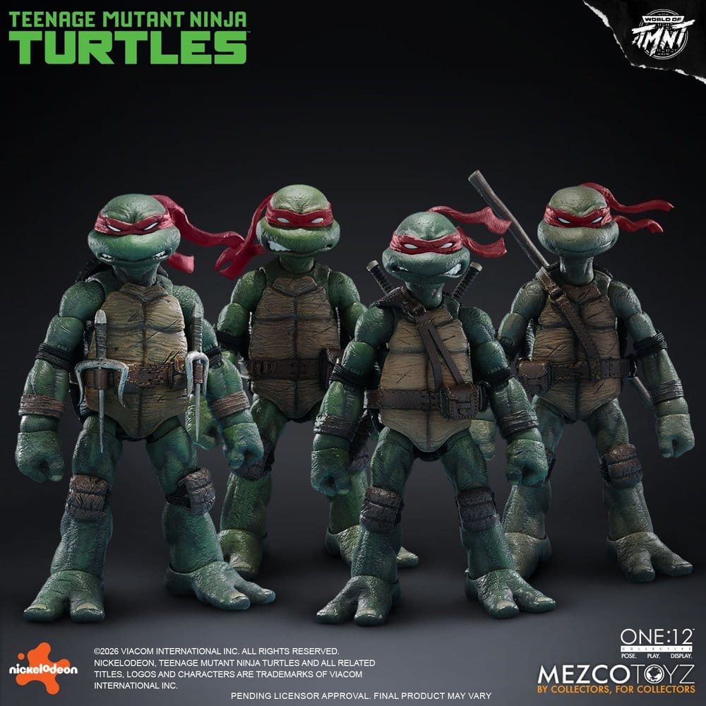 Teenage Mutant Ninja Turtles One:12 Collective Action Figures 1/12 Boxed Set 17 cm 0696198755060