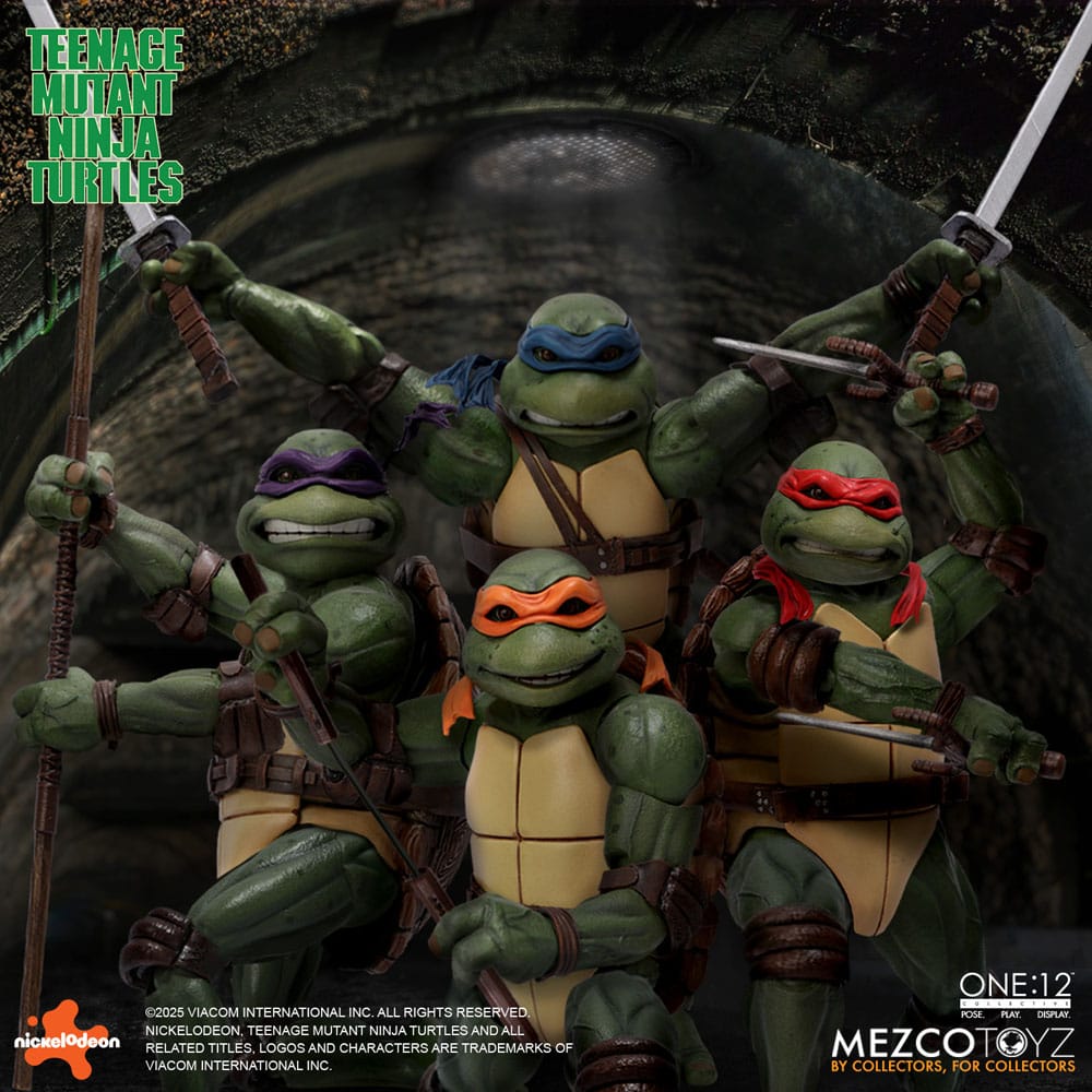 Teenage Mutant Ninja Turtles Figures box set 1/12 Teenage Mutant Ninja Turtles (1990 Movie) 15 cm 0696198755176