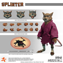 Teenage Mutant Ninja Turtles One:12 Collective Action Figure 1/12 Splinter 17 cm 0696198755190