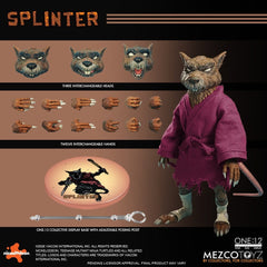Teenage Mutant Ninja Turtles One:12 Collective Action Figure 1/12 Splinter 17 cm 0696198755190