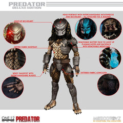 Predator Action Figure 1/12 Predator Deluxe Edition 17 cm 0696198761023