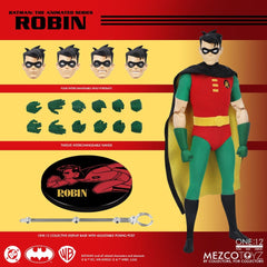 Batman: The Animated Series One:12 Collective Action Figure 1/12 Robin 17 cm 0696198761344