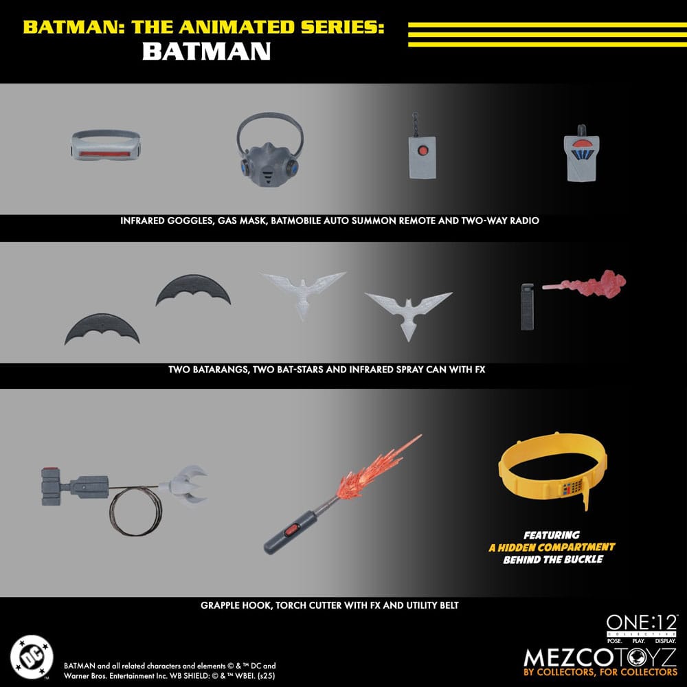 Batman: The Animated Series Action Figure 1/12 Batman 17 cm 0696198761375