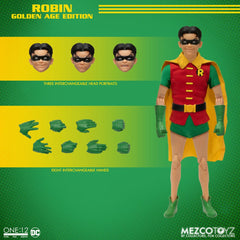 DC Comics Action Figure 1/12 Robin (Golden Ag 0696198761573