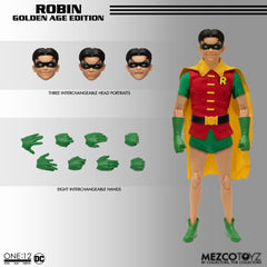 DC Comics Action Figure 1/12 Robin (Golden Ag 0696198761573