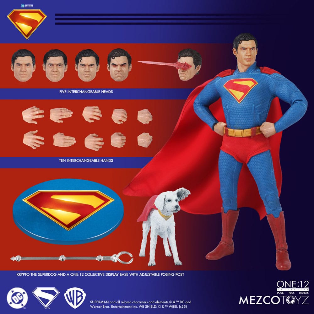Superman (2025) Action Figure 1/12 Superman 17 cm 0696198761900