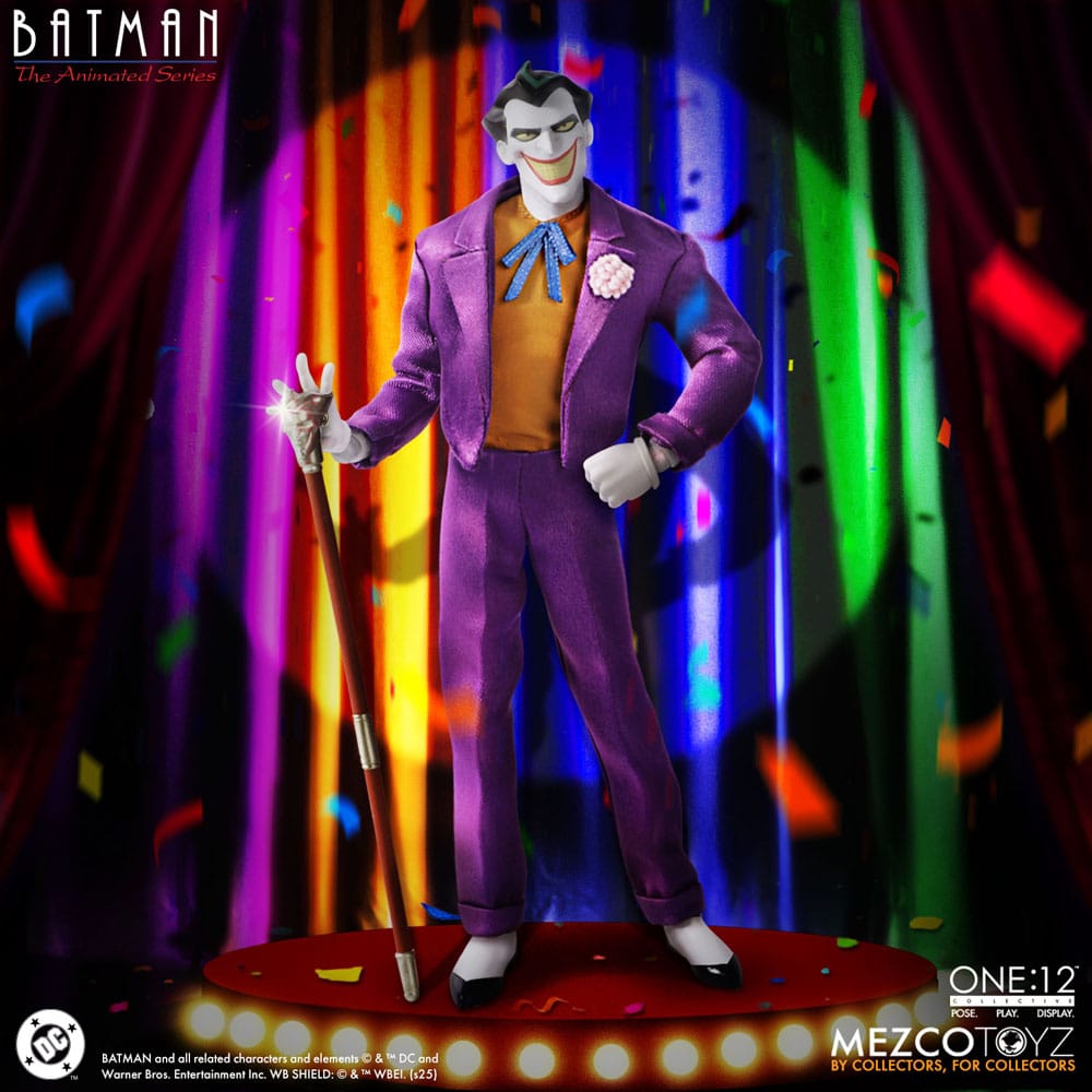 Batman: The Animated Series Action Figure 1/12 The Joker 17 cm 696198762358