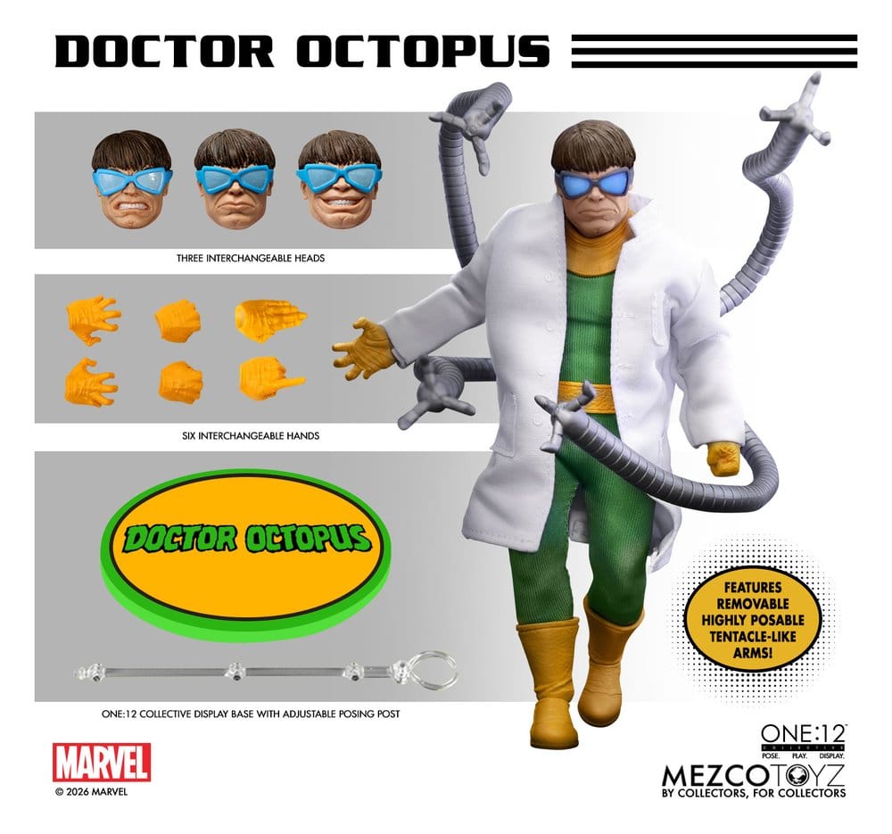 Marvel Comics One:12 Collective Action Figure 1/12 Doctor Octopus 16 cm 0696198762570