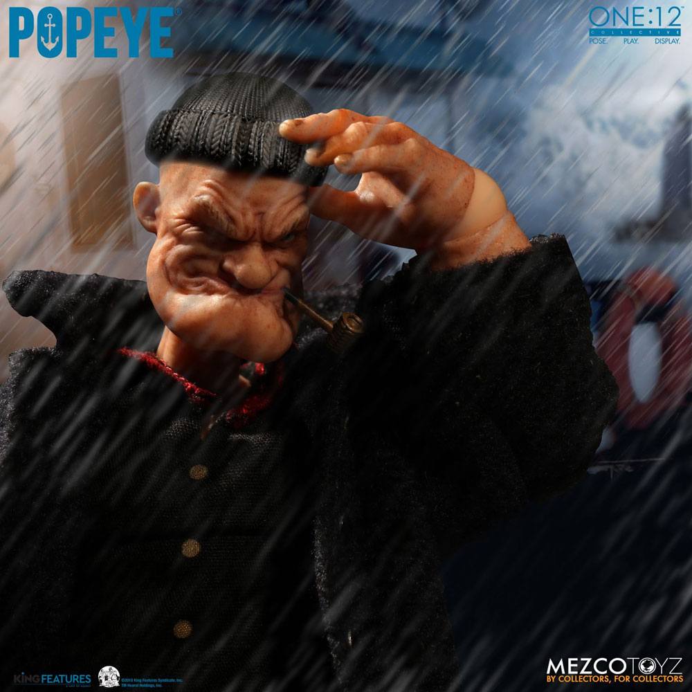 Popeye Action Figure 1/12 Popeye 14 cm 0696198764703