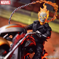 Ghost Rider Action Figure & Vehicle with Sound & Light Up 1/12 Ghost Rider & Hell Cycle 0696198766905