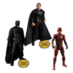 Zack Snyder's Justice League Action Figures 1/12 Deluxe Steel Box Set 15 - 17 cm 0696198767322