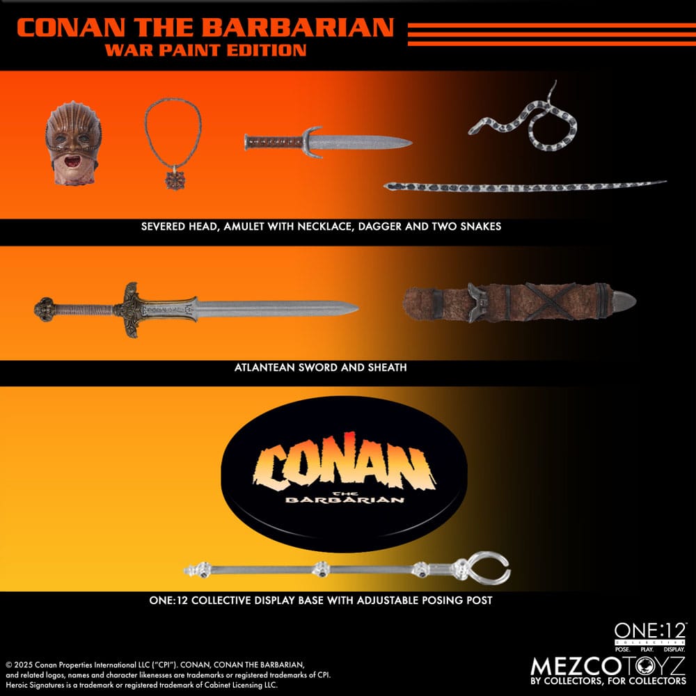 Conan the Barbarian Action Figure 1/12 Conan (1982) 16 cm 0696198768084