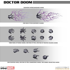 Marvel Action Figure 1/12 Doctor Doom 17 cm 696198772722
