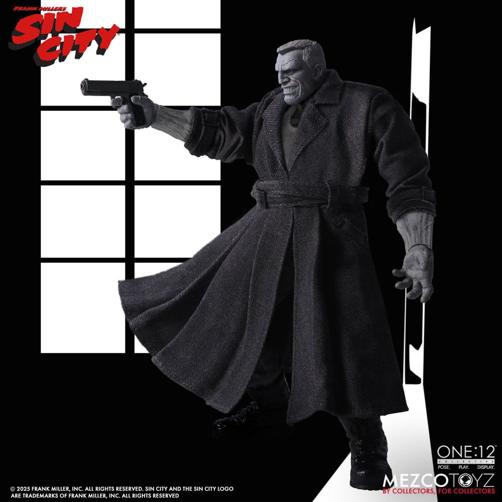 Sin City Action Figure 1/12 Marv 17 cm 0696198775129
