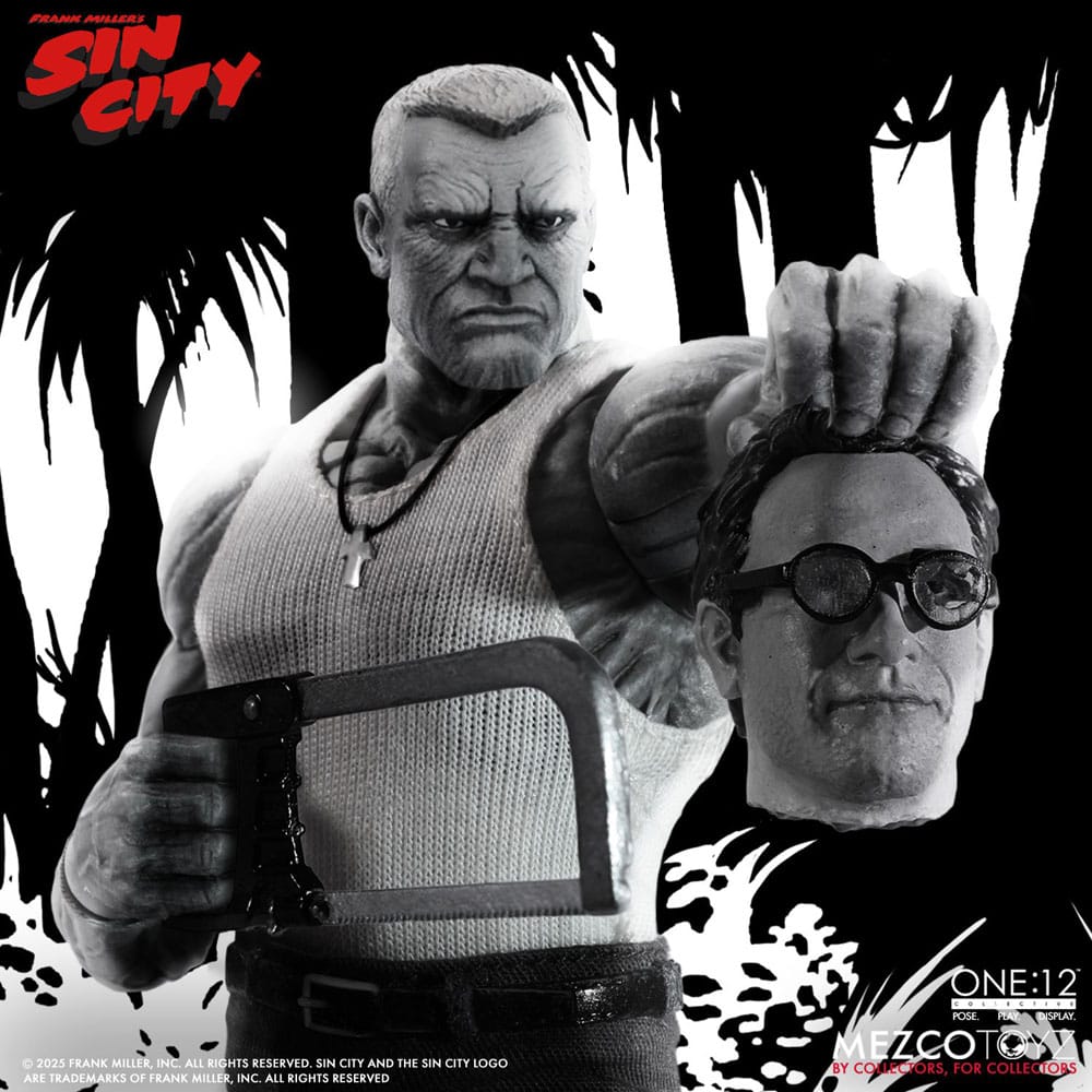 Sin City Action Figure 1/12 Marv 17 cm 0696198775129