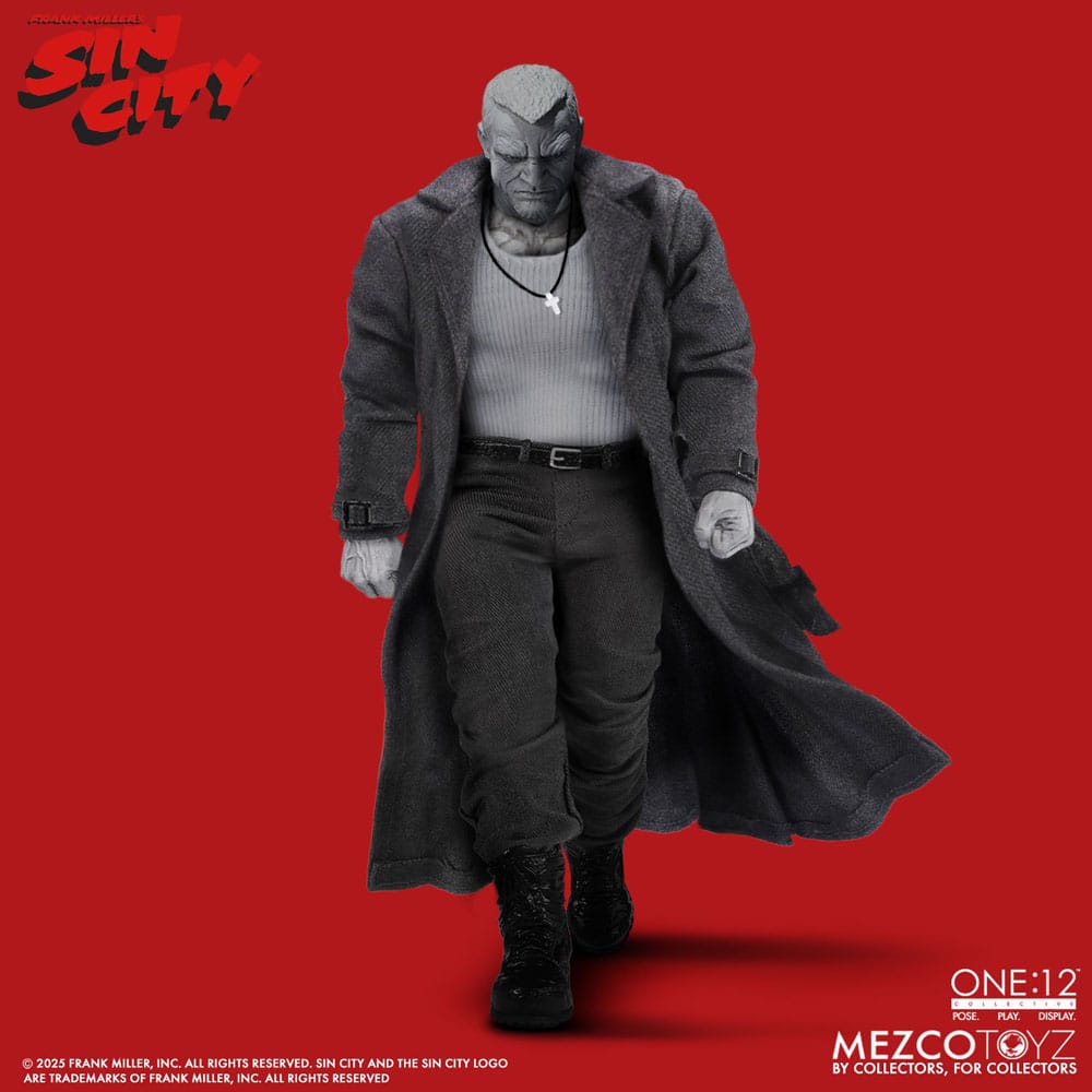 Sin City Action Figure 1/12 Marv 17 cm 0696198775129