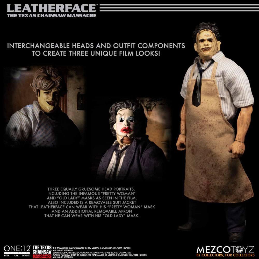 Texas Chainsaw Massacre Action Figure 1/12 Leatherface Deluxe Edition 17 cm 0696198775259