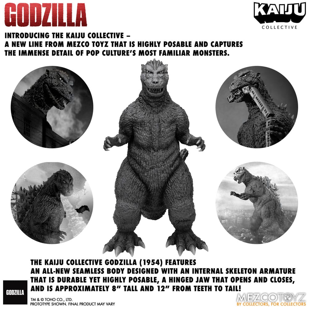 Godzilla (1954) Kaiju Collective Action Figur 0696198776201