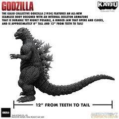 Godzilla (1954) Kaiju Collective Action Figure Godzilla - Black & White Edition 20 cm 0696198776201