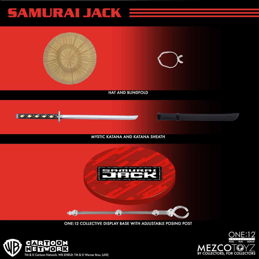 Samurai Jack Action Figure 1/12 Samurai Jack 17 cm 0696198777154