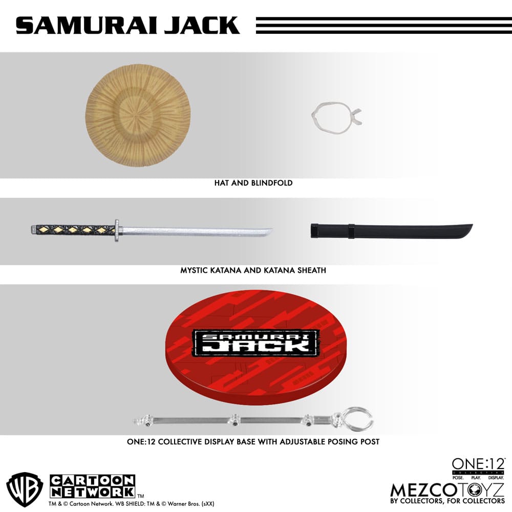 Samurai Jack Action Figure 1/12 Samurai Jack 17 cm 0696198777154