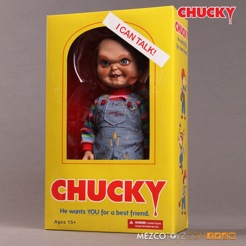 Child´s Play Talking Sneering Chucky 38 cm 0696198780023