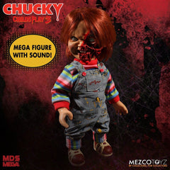 Child´s Play 3 Designer Series Talking Pizza Face Chucky 38 cm 0696198780208