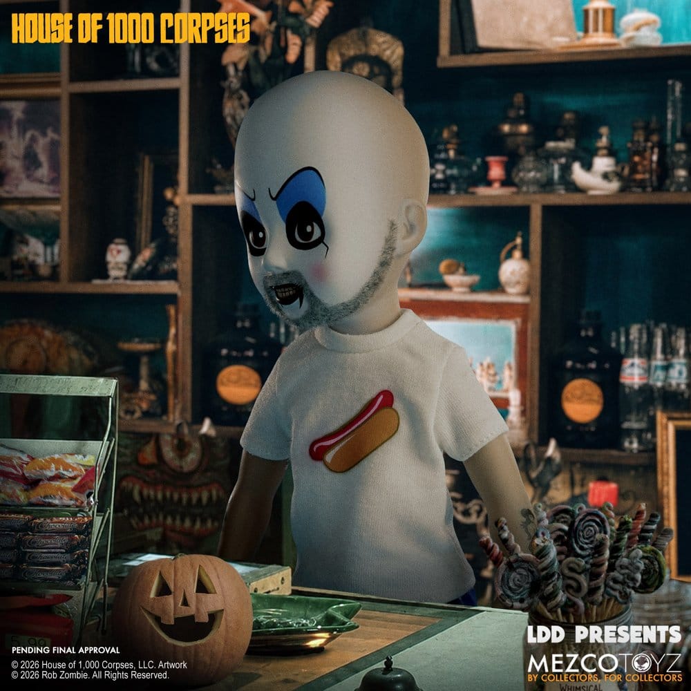 House of 1000 Corpses LDD Presents Doll Captain Spaulding 25 cm 0696198935462
