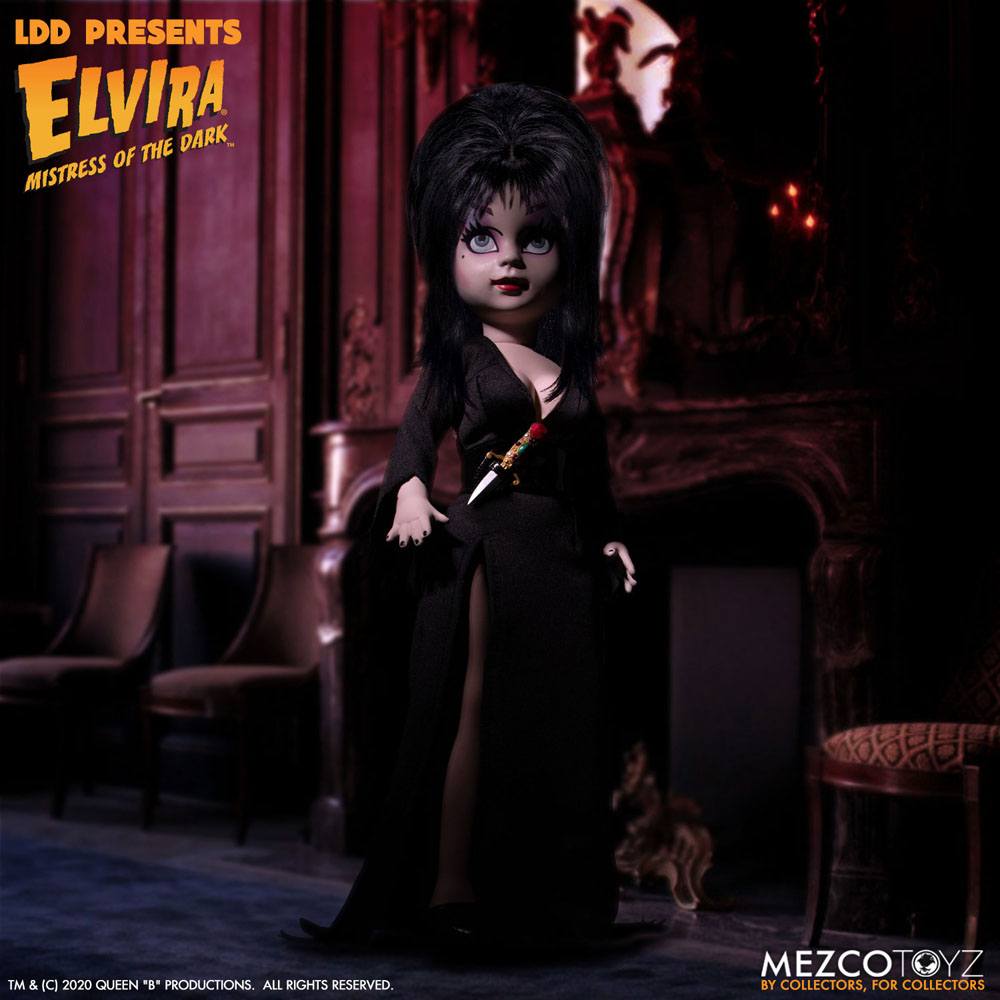 Elvira Mistress of the Dark Living Dead Dolls Doll Elvira 25 cm 0696198996029