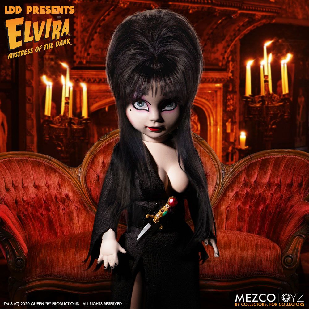 Elvira Mistress of the Dark Living Dead Dolls Doll Elvira 25 cm 0696198996029