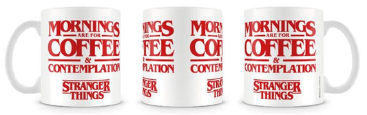 Stranger Things Mug Coffee and Contemplation 5050574252454