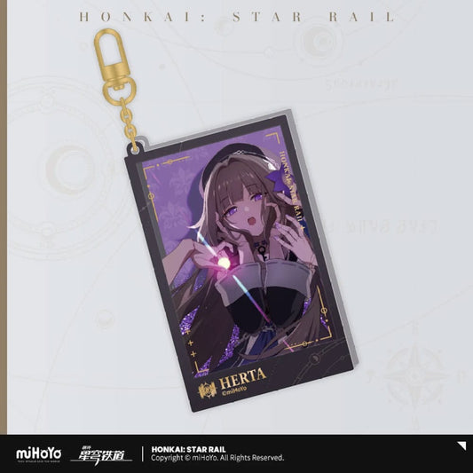Honkai: Star Rail Countdown Departure Series Acrylic Keychain Herta Glitter 9 cm 6976068148654