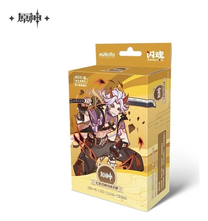 Genshin Impact Trading Card Game Series 03 Pre-Build Starter Deck 03 Arataki Itto *Chinese Version* 6976645711974