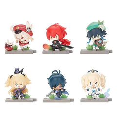 Genshin Impact Battle Scene Series Trading Figure 6-Pack Mondstadt Edition 5 cm 6974696610376