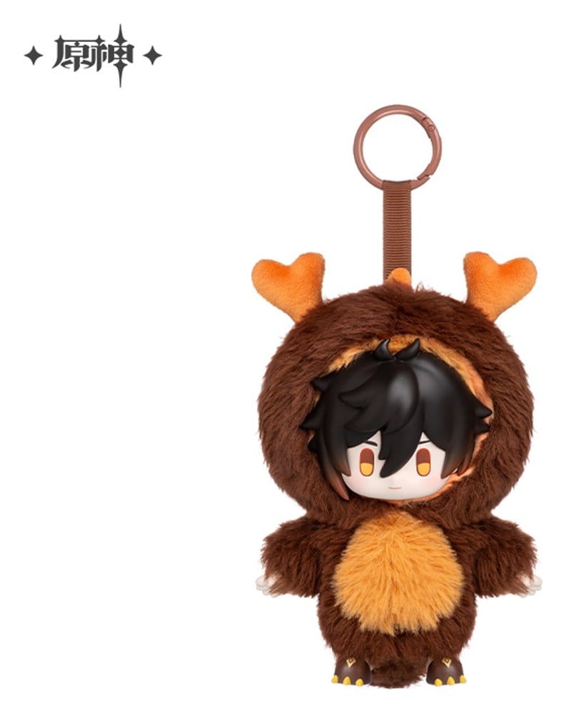Genshin Impact Winter Nesting Series Vinyl Plush Keychain Zhongli 15 cm 6942630821676