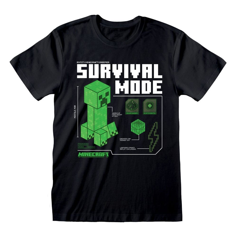 Minecraft T-Shirt Survival Size S 5056811538633