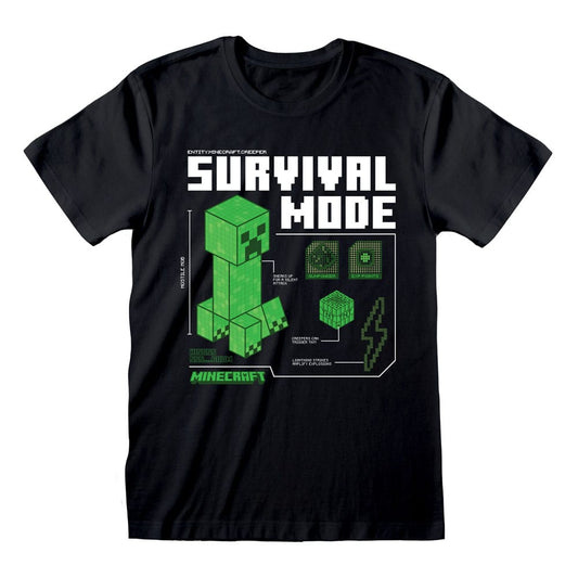 Minecraft T-Shirt Survival Size S 5056811538633