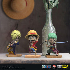 One Piece Freeny's Hidden Dissectables Vinyl Figure Luffy, Zoro and Sanji 10 cm 0658215278846