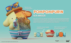 Sanrio Kandy Pompompurin Sea Breeze Series 15 cm  0698596763845