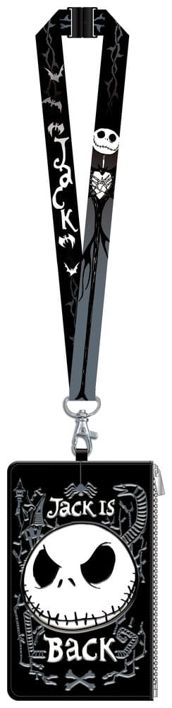 The Nightmare Before Christmas Lanyard with Pouch Passport Holder 0077764226625
