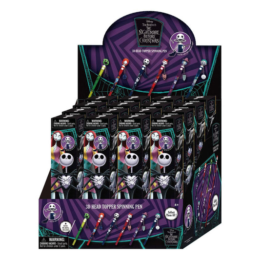 Nightmare before Christmas pen 3D Head Topper Spinning Pen 0077764227950