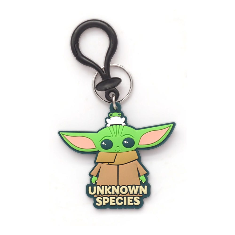 Star Wars Soft Touch PVC Bag Clip Baby Yoda Unknown Species 077764289385